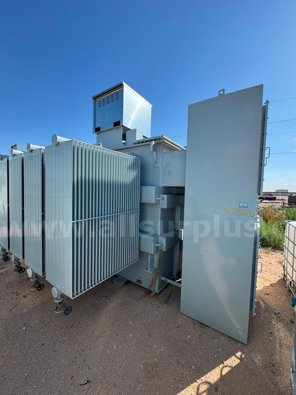Power Transformer, 10MVA, 22860DV HV and 4160Y/2400V LV, 3ph, 60Hz, Sunbelt Solomon, Qty 1