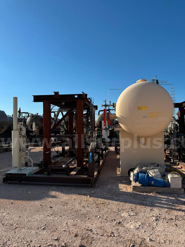 Separator Package, Elevated, Horizontal, 3 Phase, 265psi, 6ft x 20ft, Unused, Qty 1