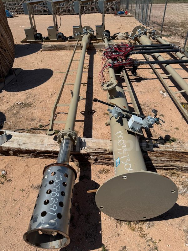 Flares, Stacks, Profire Igniter, and Controller, 25ft, 4in Dia, Unused, Qty 2