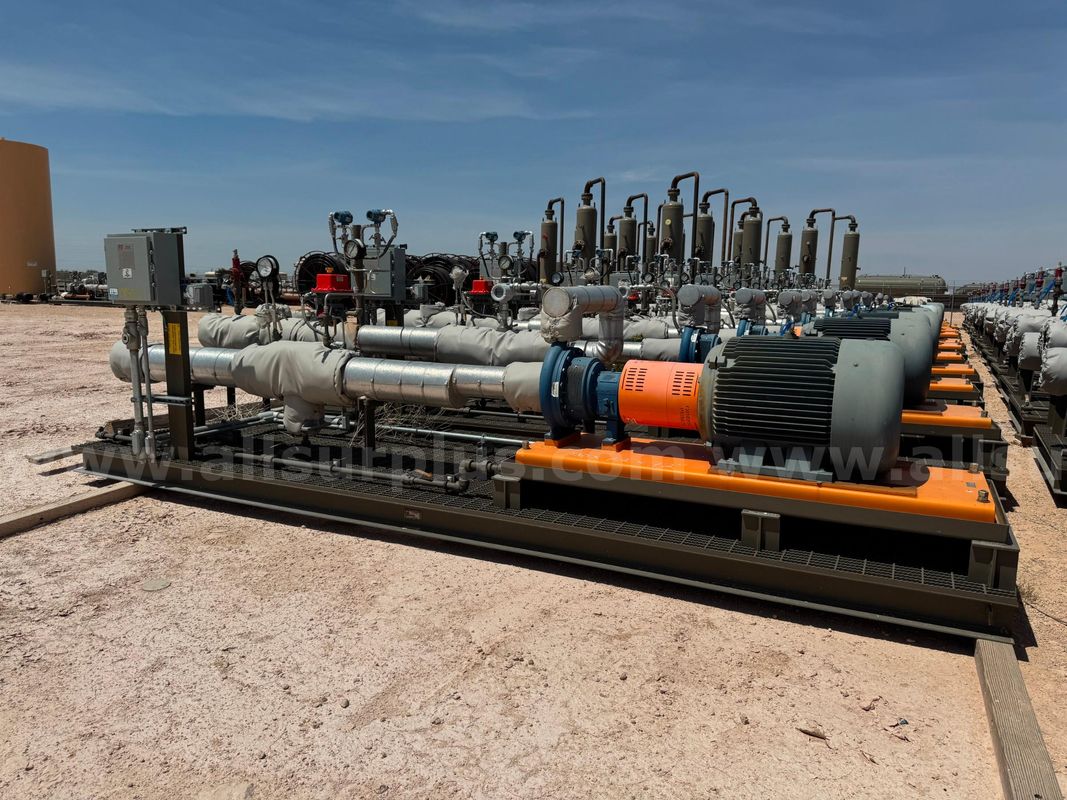 Pump Skid, Centrifugal Oil Transfer, 3x2-13 A30, w/ 125HP Motor, Unused, Qty 1