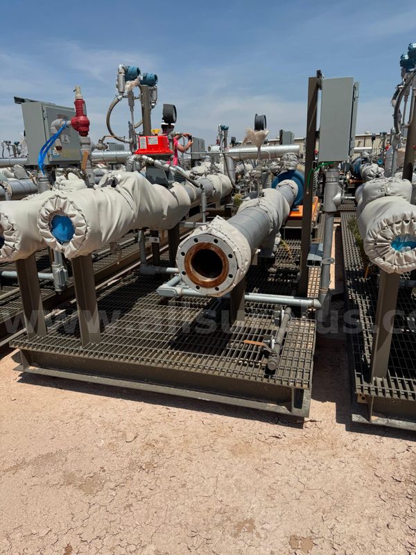 Pump Skid, Centrifugal Oil Transfer, 3x2-13 A30, w/ 125HP Motor, Unused, Qty 1