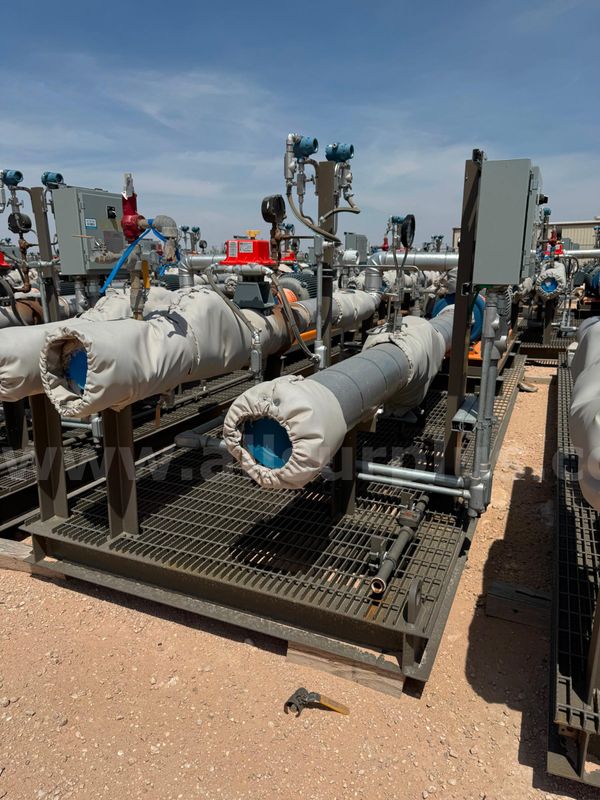 Pump Skid, Centrifugal Oil Transfer, 3x2-13 A30, w/ 125HP Motor, Unused, Qty 1
