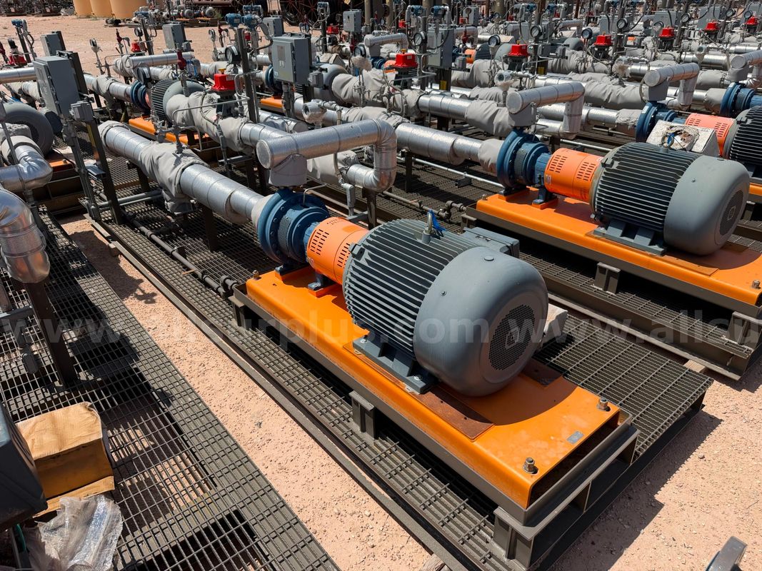 Pump Skid, Centrifugal Oil Transfer, 3x2-13 A30, w/ 125HP Motor, Unused, Qty 1