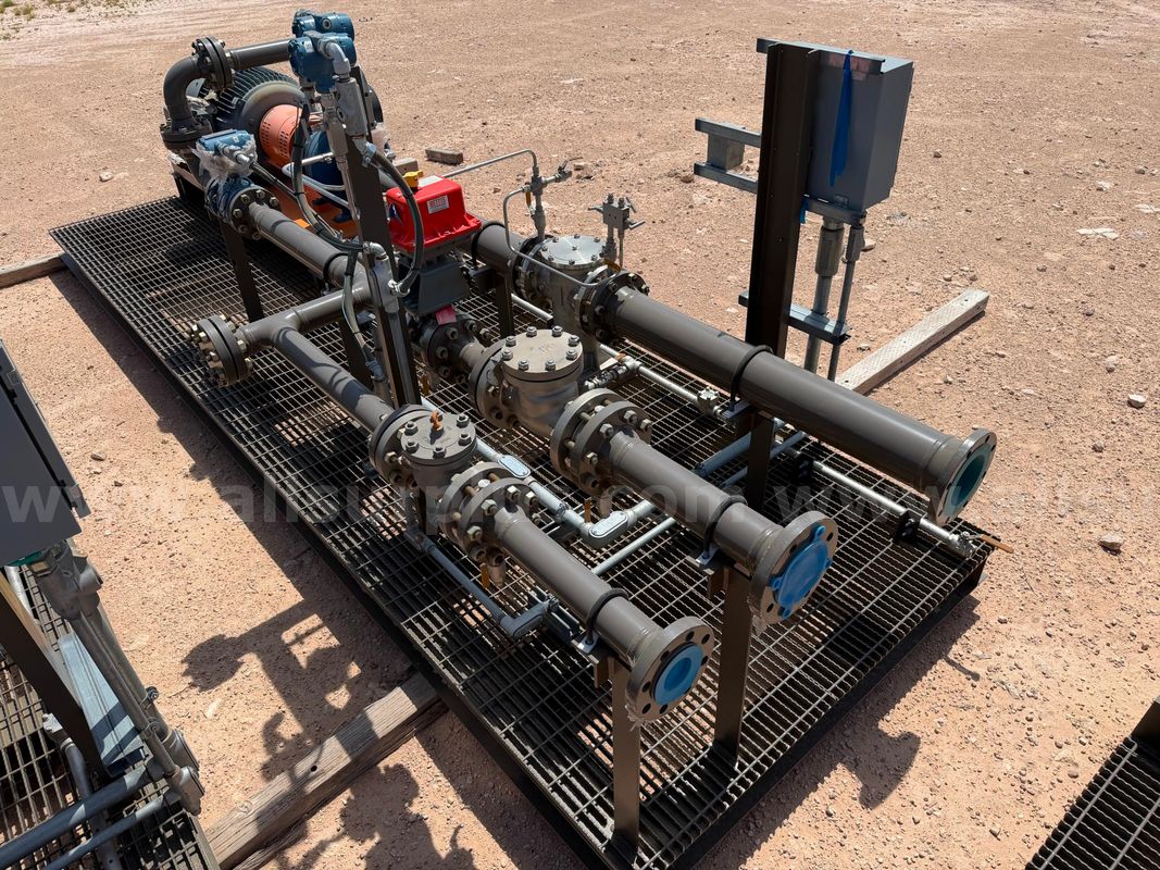 Pump Skid, Centrifugal Water Transfer, 3x2-13 A30, w/ 125HP Motor, Unused, Qty 1