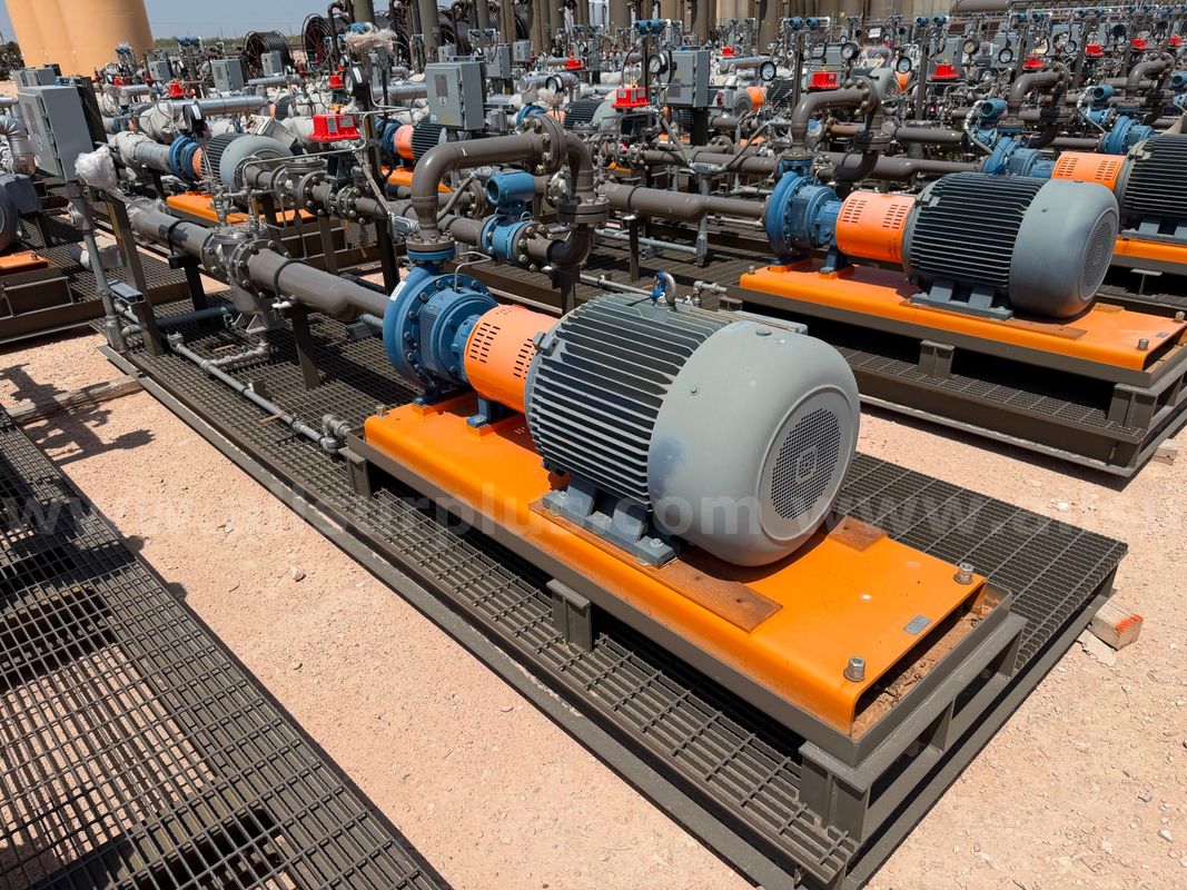 Pump Skid, Centrifugal Water Transfer, 3x2-13 A30, w/ 125HP Motor, Unused, Qty 1
