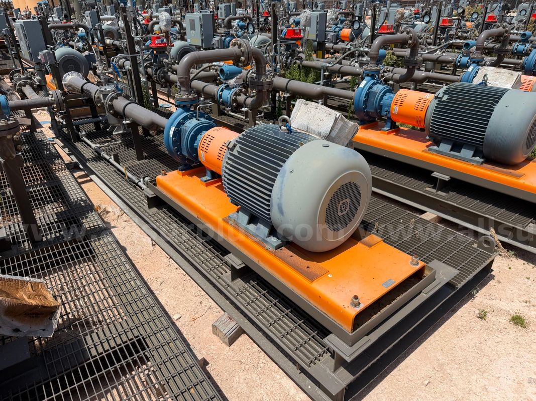Pump Skid, Centrifugal Water Transfer, 3x2-13 A30, w/ 125HP Motor, Unused, Qty 1