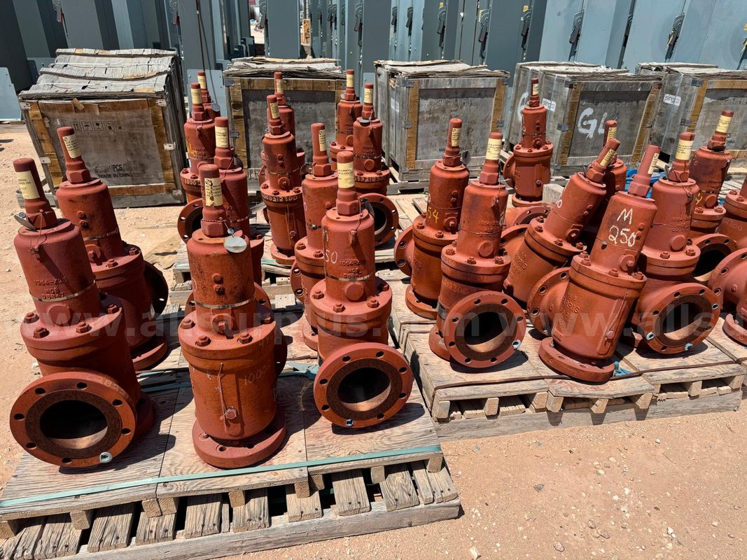 Pressure Release Valves, 6x10, 4x6, 2x3, 1x2, Approx. Qty 95
