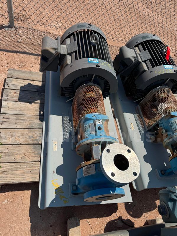 Pump Skid, Centrifugal, 75HP, 3x4-8G, Goulds Pumps, Qty 1