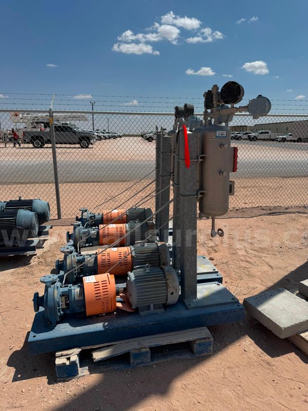 Pump Skid, Centrifugal, 7.5HP, 1x1.5-8L, Griswold Pumps, Qty 1