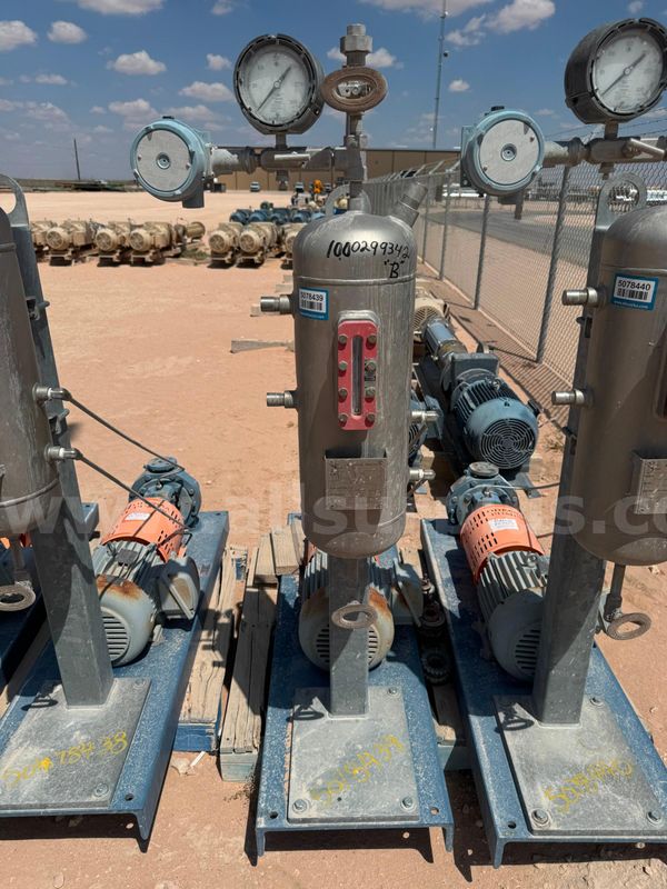 Pump Skid, Centrifugal, 7.5HP, 1x1.5-8L, Griswold Pumps, Qty 1