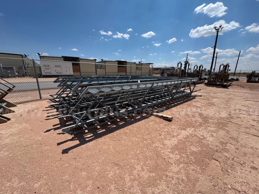 Tank Stairways, For Separators, 21 Step, Galvanized, Qty 8