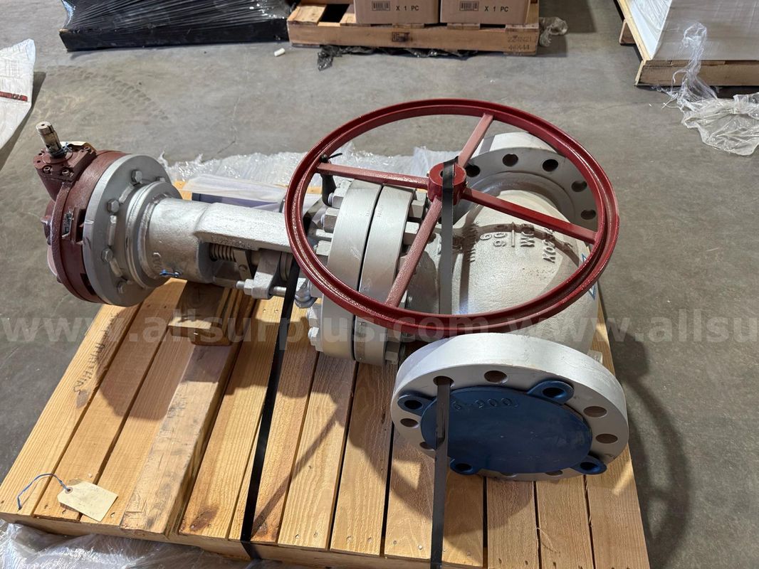 Valve, Globe, 6in CL 900, CS Body, API Trim 12, Gear Operated, Qty 5, Unused