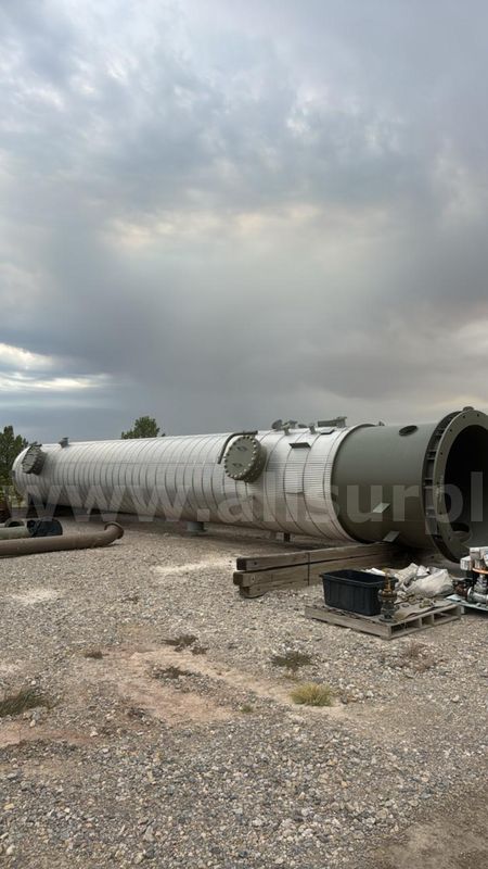 Vapor Recovery Tower, 72" x 43' S/S, 250psig @ 212F, Qty 1, Unused