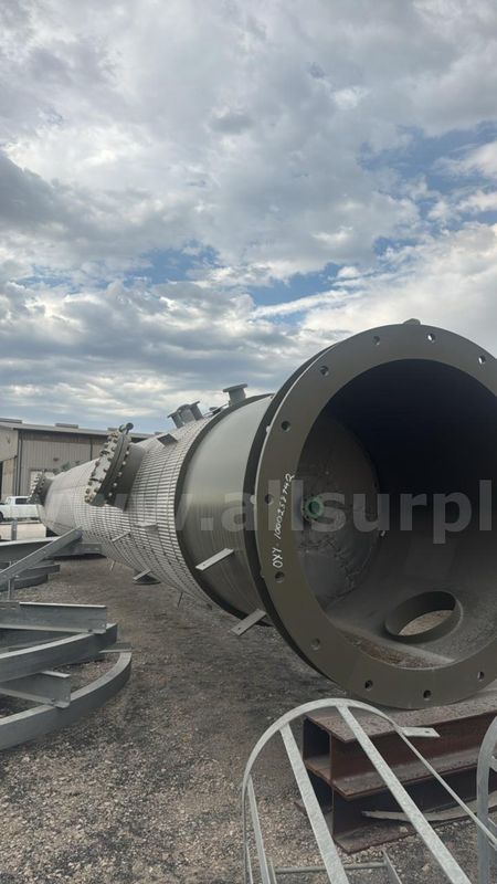 Vapor Recovery Tower, 72" x 43' S/S, 250psig @ 212F, Qty 1, Unused