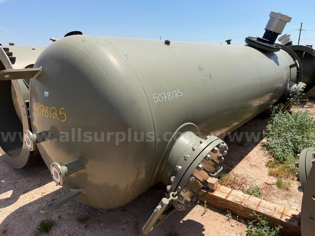Heater Treater, Vertical, 125psi, 6ft x 20ft, With Burner, Valerus, Qty 1