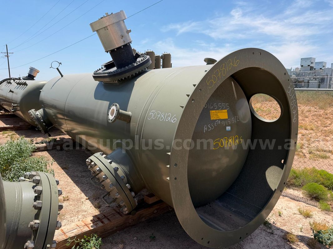 Heater Treater, Vertical, 125psi, 6ft x 20ft, With Burner, Valerus, Qty 1