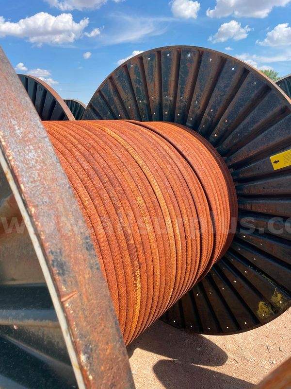 Cable, 5KV, 4 SOL BC, Galvanized, Approx. 640ft
