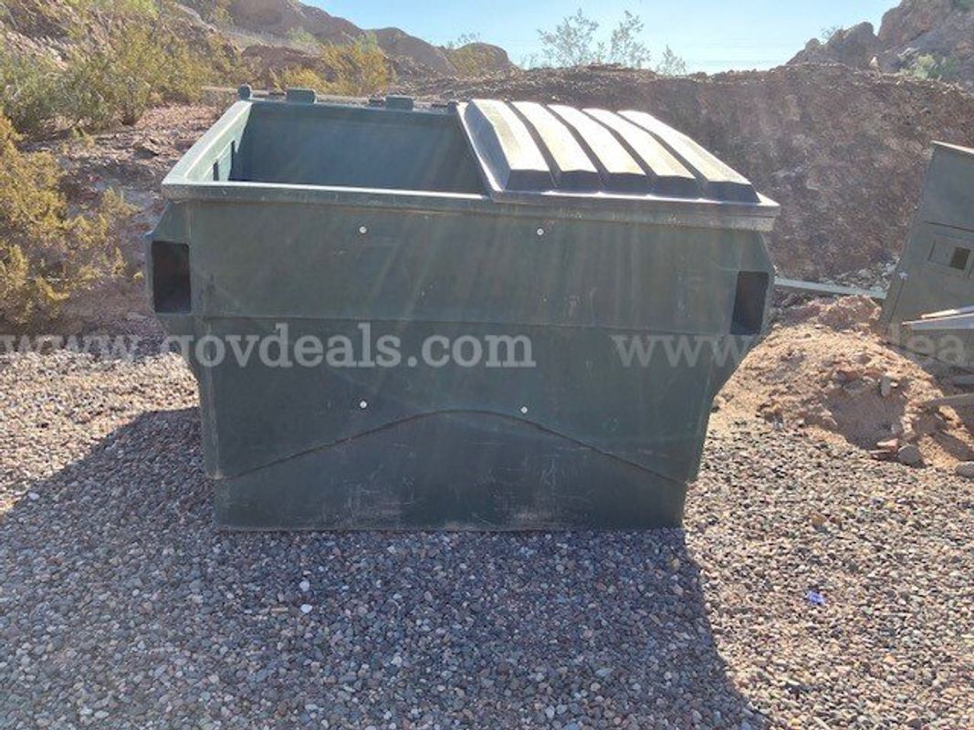 4 CU YD Heavy Plastic Dumpster