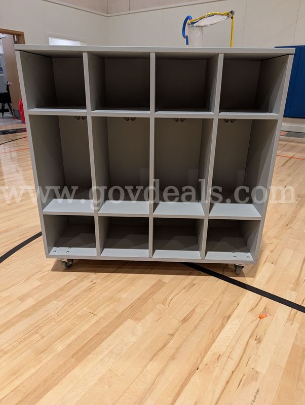 Lot of (2) Double-Sided Free Standing Lockers