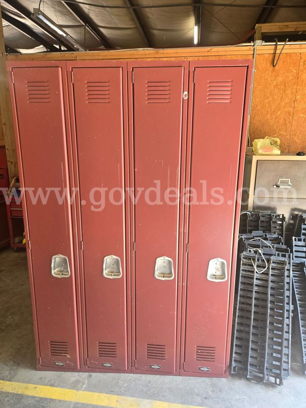 Red lockers (2 sets)