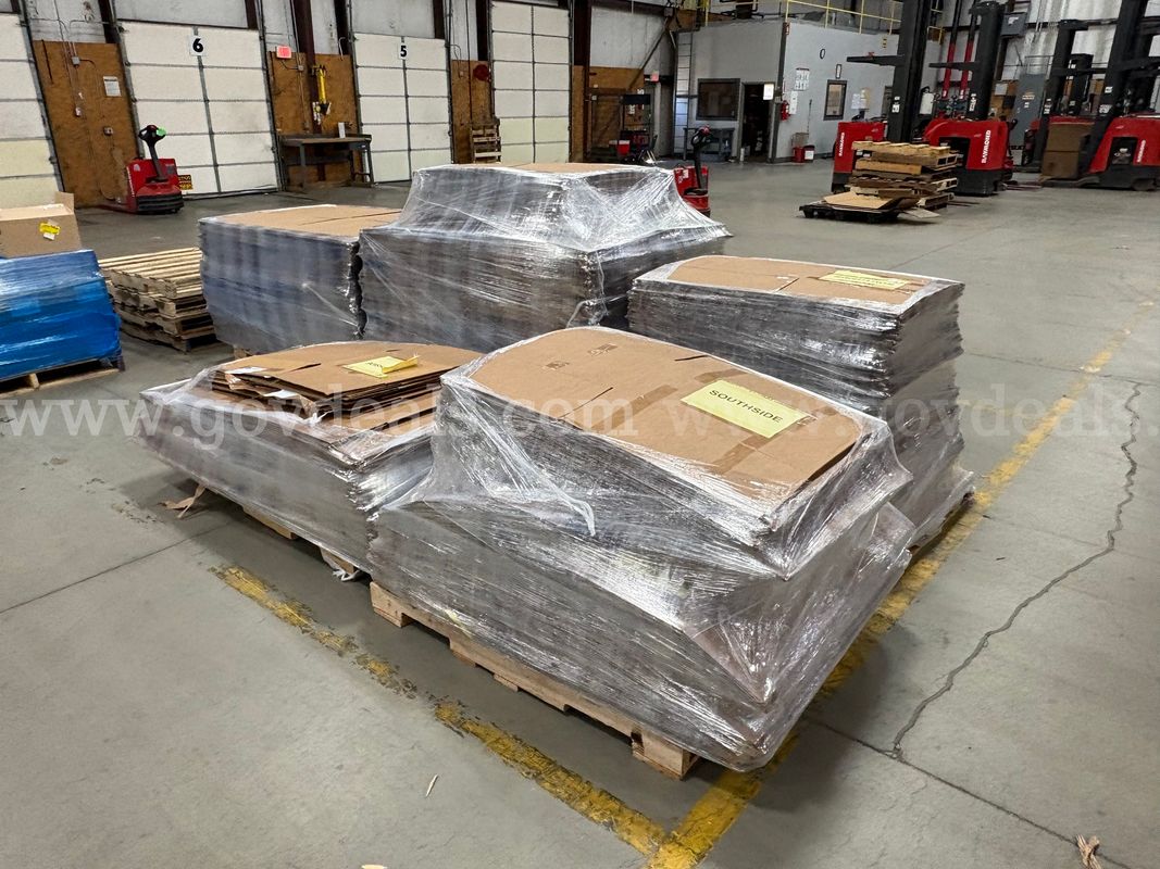 5 Pallets Cardboard Storage Boxes