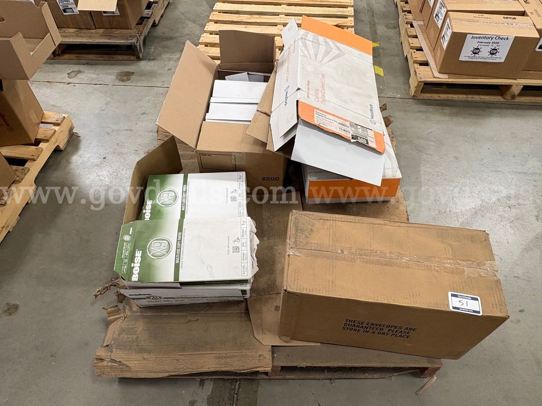 Envelopes , Copy Paper etc