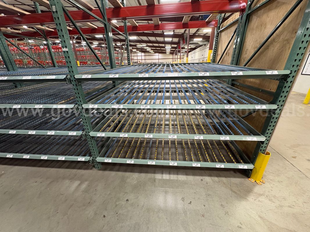 Lot of 4x Shelving Racks