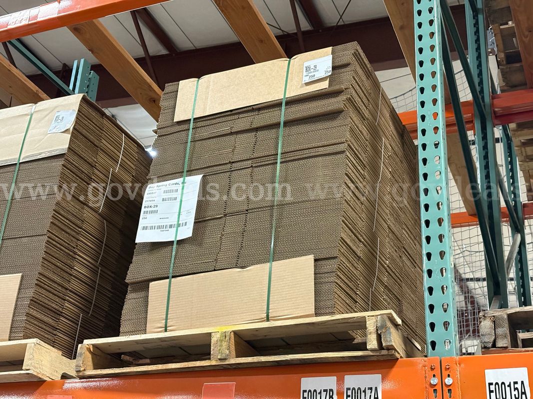 Approx. 44 Pallets Cardboard Storage Boxes