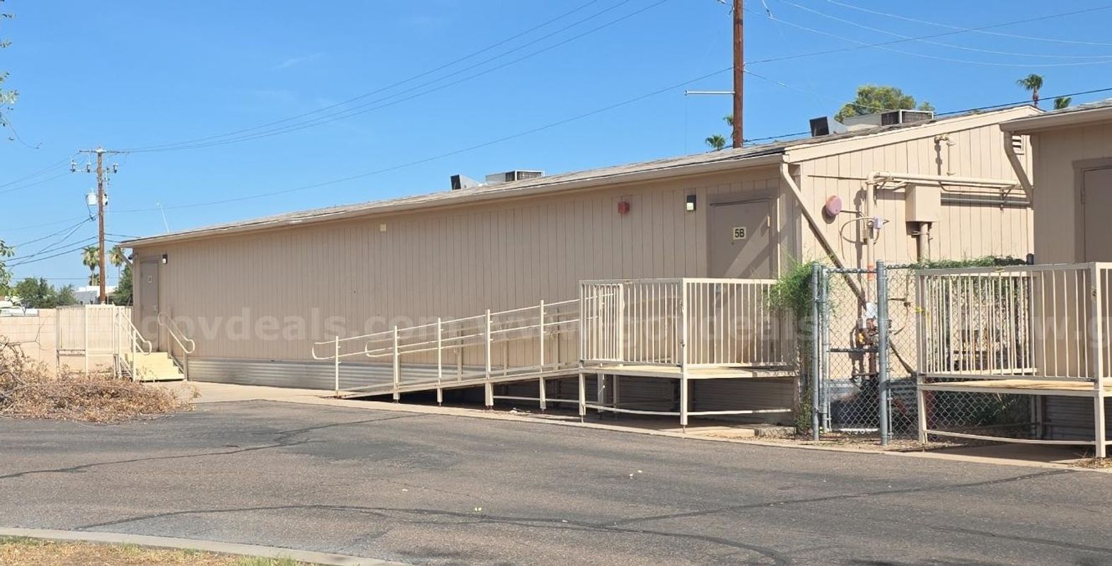 1987 Rosewood Enterprises 68' x 28' Double-Wide Manufactured Portable Classroom Building