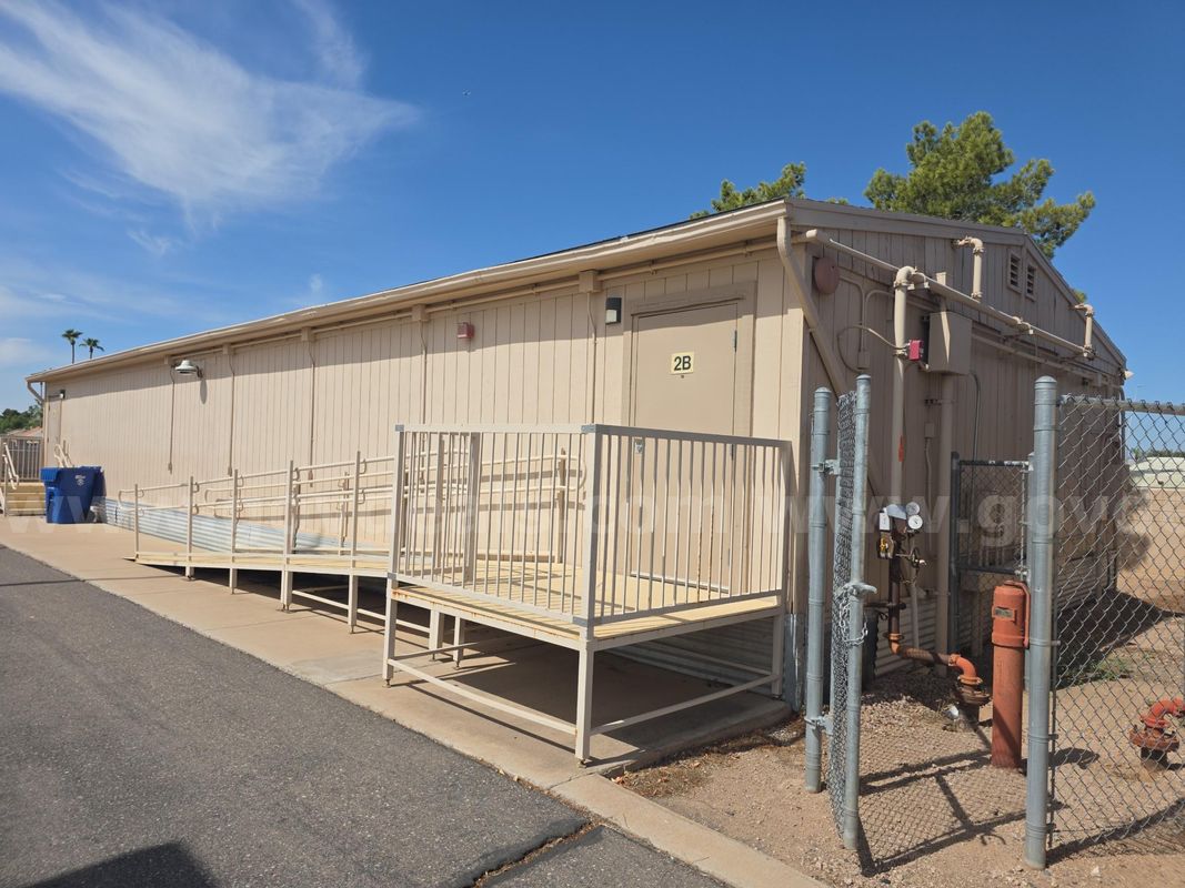 1986 Rosewood Enterprises 68' x 28' Double-Wide Manufactured Portable Classroom Building