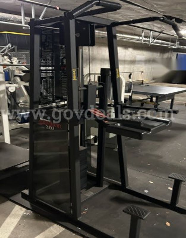 Stair Master Assisted Dip, Chin Up, and Pull Up Machine