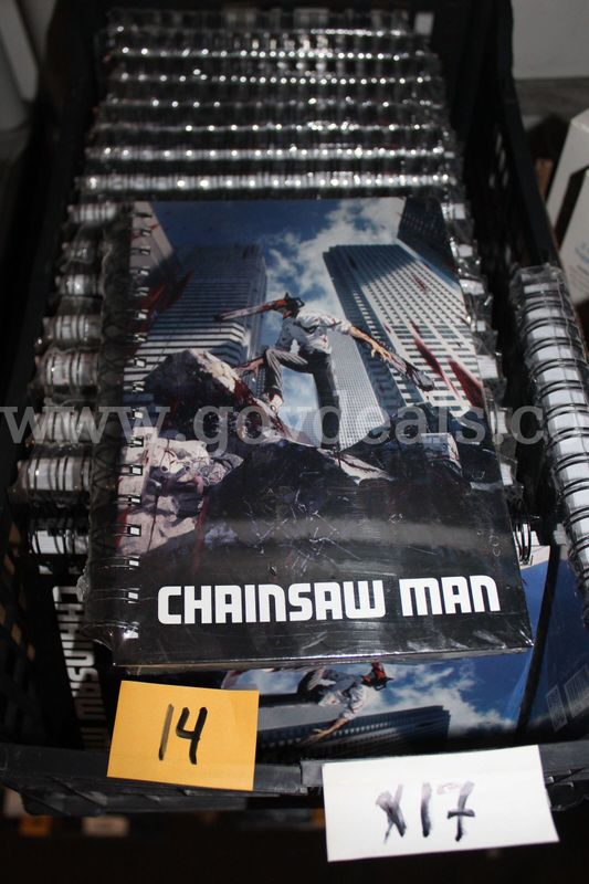 Brand new Crunchyroll Chainsaw Man Journal 150-Pages, lot has 17 journals.