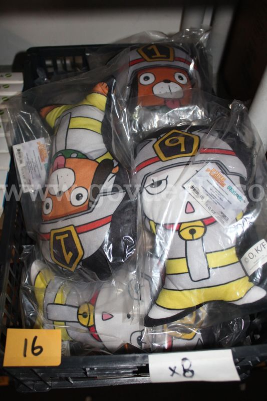 Brand new Surreal Fire Force Palxo Mascots 3 Shaped Pillow Toy 119