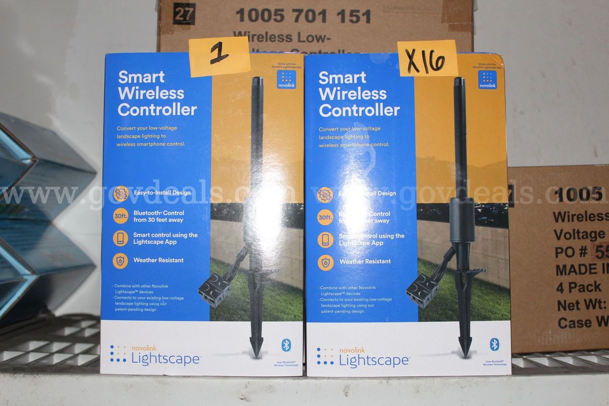 Brand New Novolink Lightscape Smart Wireless Controller, lot has 16 units.