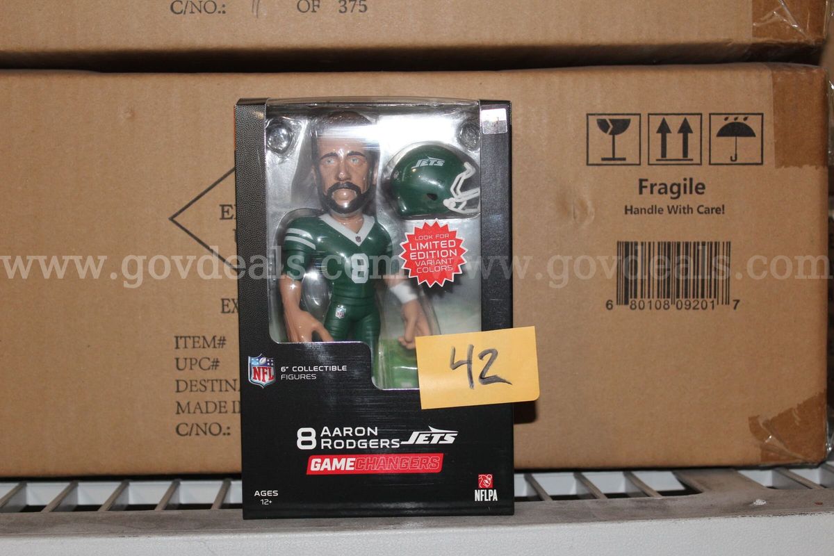 Brand new Excite Nfl 6" Collectible Figurine, Ny Jets #8 Aaron Rodgers #92017 With Limited Edition Variant Color Figures