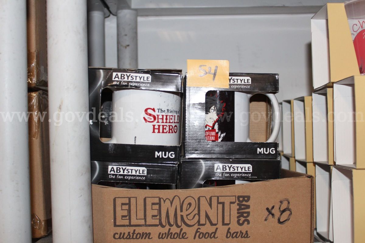 Abystyle The Rising Of The Shield Hero Naofumi Iwatani Ceramic Mug. Lot contains 8 units.