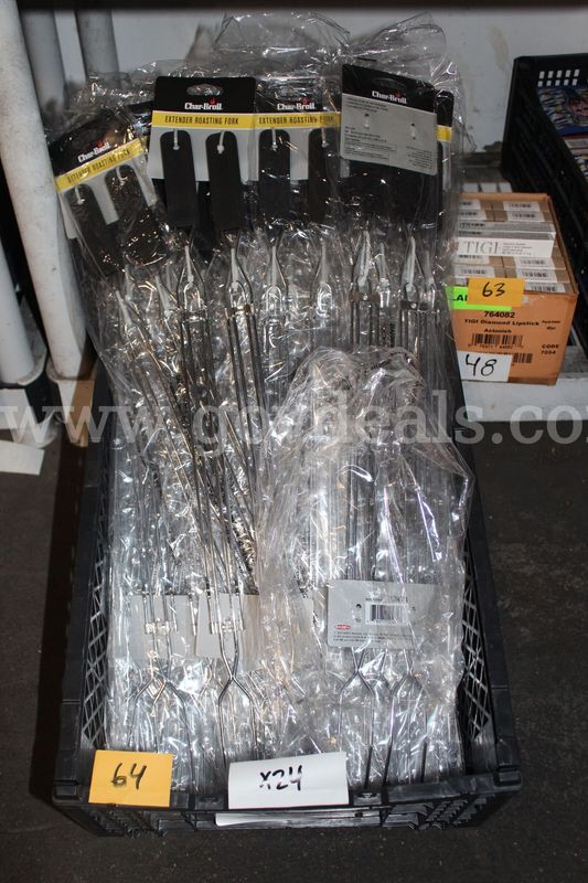 Brand new Char-Broil 2Pk Extender Roasting Forks 12471 for sale. Lot contains 24 units.