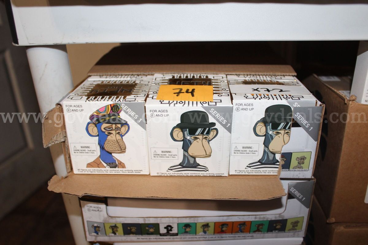Brand new Excite Nfty Figs 3" Collectible Mystery Figures Series 1, lot contains 72 blind boxes