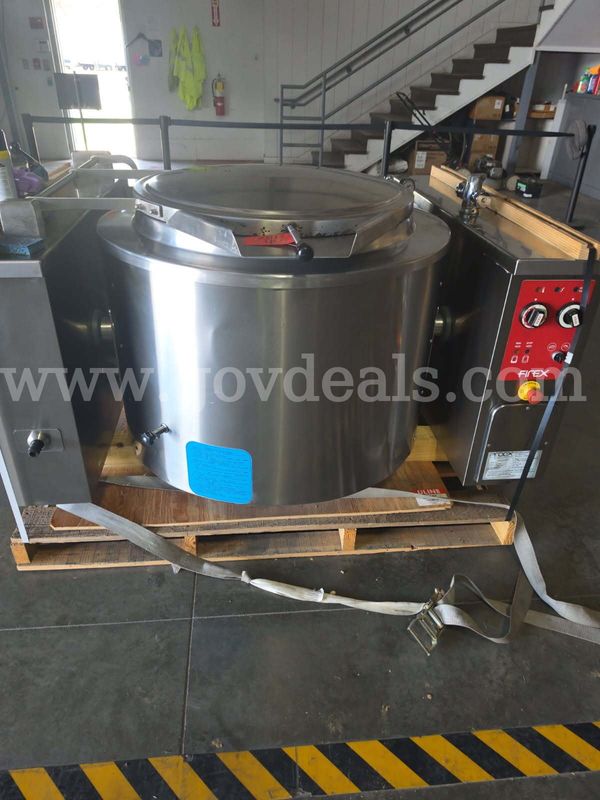 Firex PMKIE200 Electric Indirect Heat Tilting Kettle - 215 Litres Commercial Kitchen