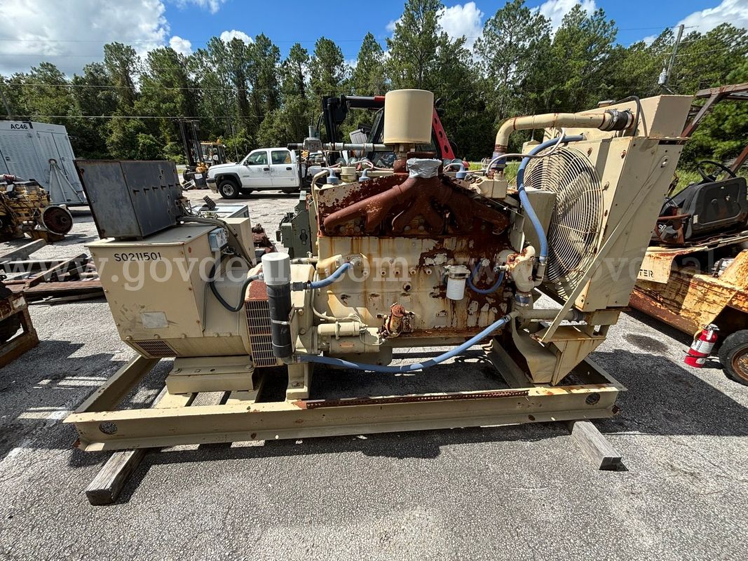 2002 Stamford UCI274F16 115 kW Skid-Mounted Generator Set