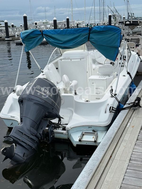 2006 Polar 2100DC dual console with 150 hp Yamaha outboard