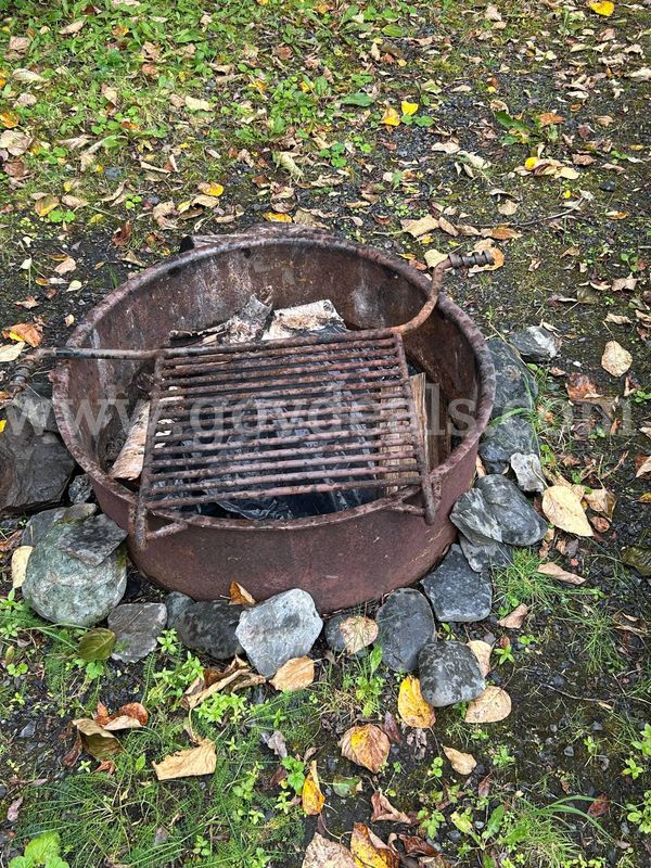 Qty 16 Steel Camp Fire Rings - 32 Diameter x 21.5"H or ~12" H upon Installation