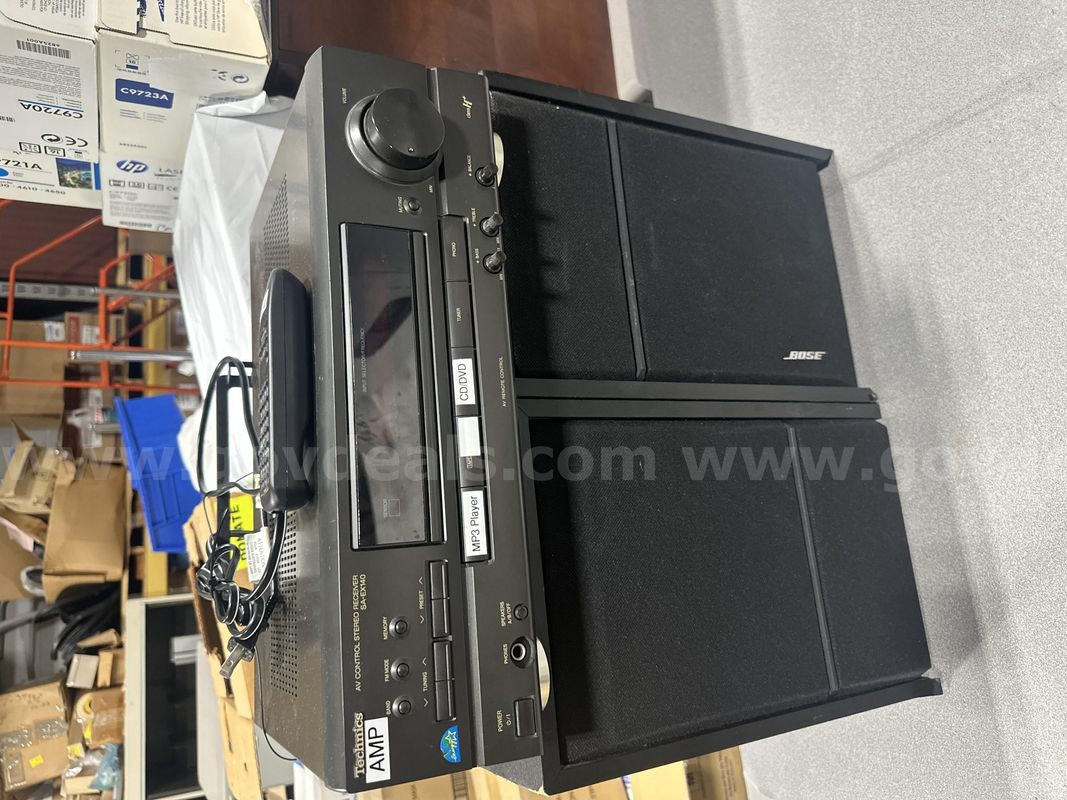 Technics SA-EX140 Stereo Receiver with Bose 201 Series III Speakers & Remote