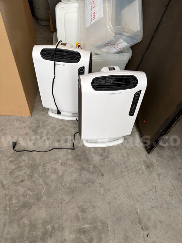 2 Small Fellowes Aera Max Purifiers