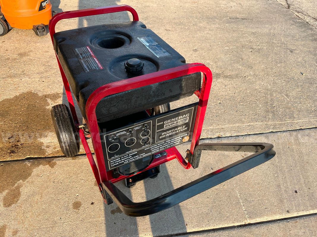 Generac SVP-5000 Watt Generator 10 HP Briggs and Straton Engine