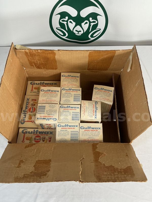 Lot of 12 Gulfwax Household Paraffin Wax