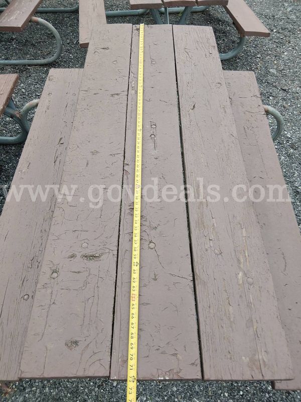 Picnic tables