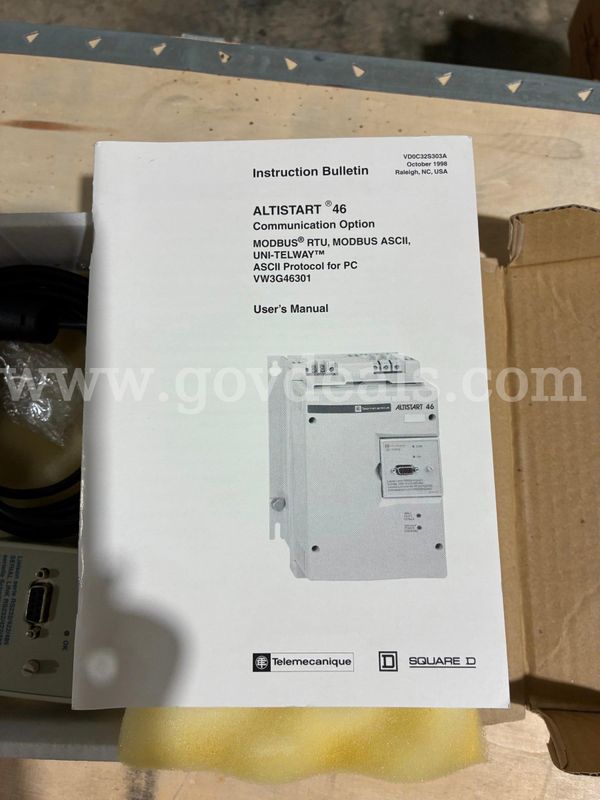 Telemecanique ATS 46 display and cable