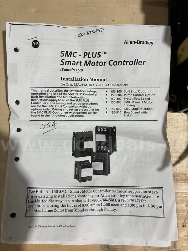 Allen Bradley SMC Motor Controller