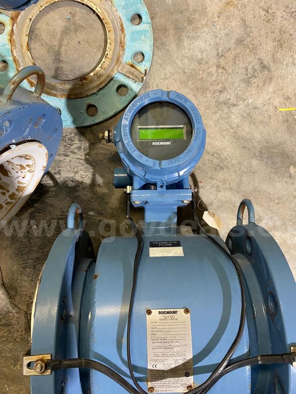 6" Rosemount Mag Meter - foundation fieldbus